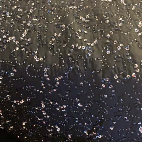 Free People Flying High Beaded Shift Black Mini - Picture 7 of 8